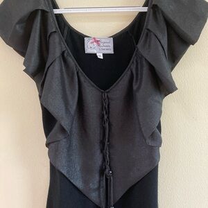 Yoana Baraschi black mini dress